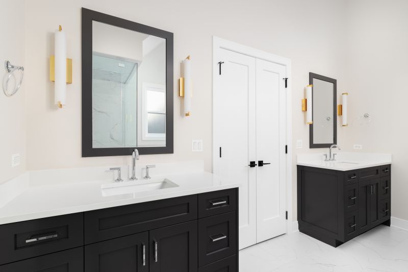Colorful Vanity Cabinets
